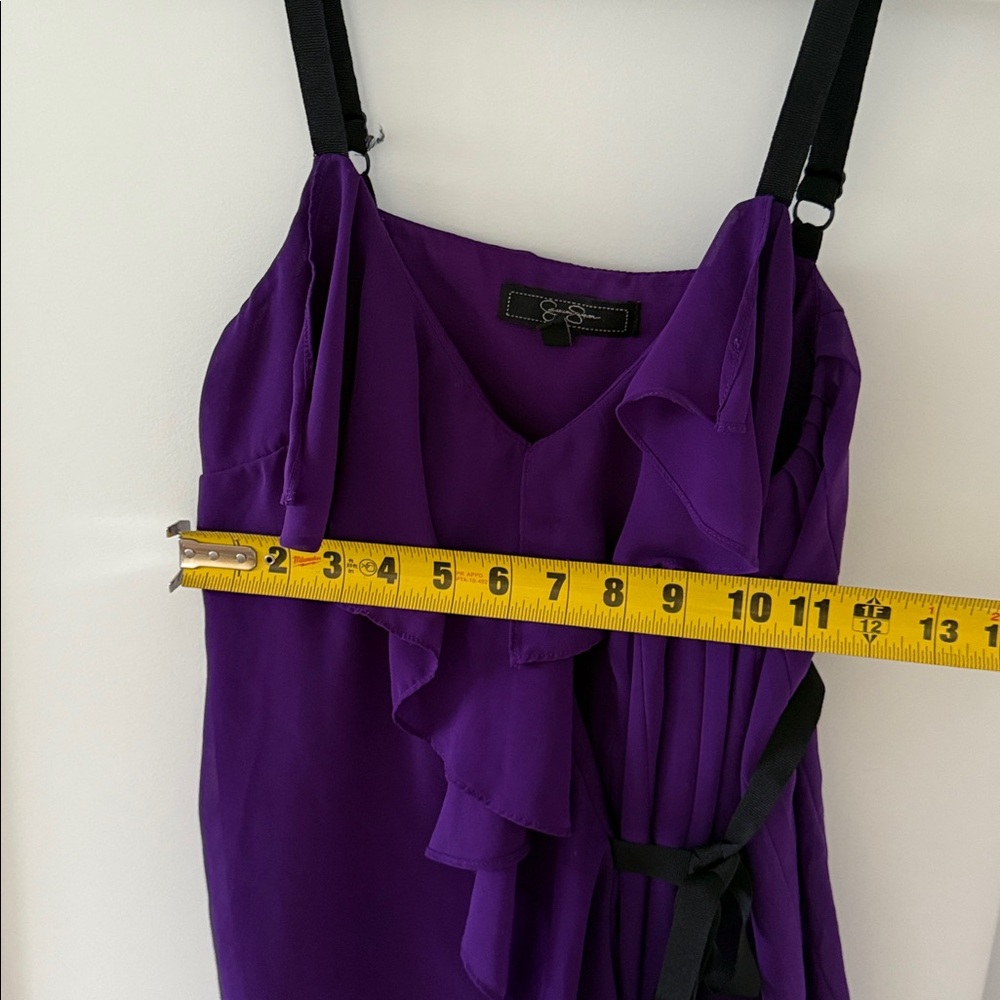 Jessica Simpson Purple Ruffle Top - Picture 5 of 6